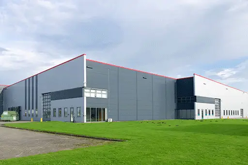 Industrial warehouse building